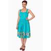 Dancing Days - SOPHIA Robe évasée - Bleu Product image